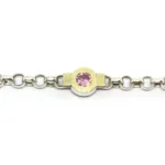 PULSERA CENTRO CON CUBIC PLATA 925