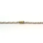 PULSERA PLATA Y ORO FINA