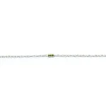 CADENA DE PLATA Y ORO 45CM