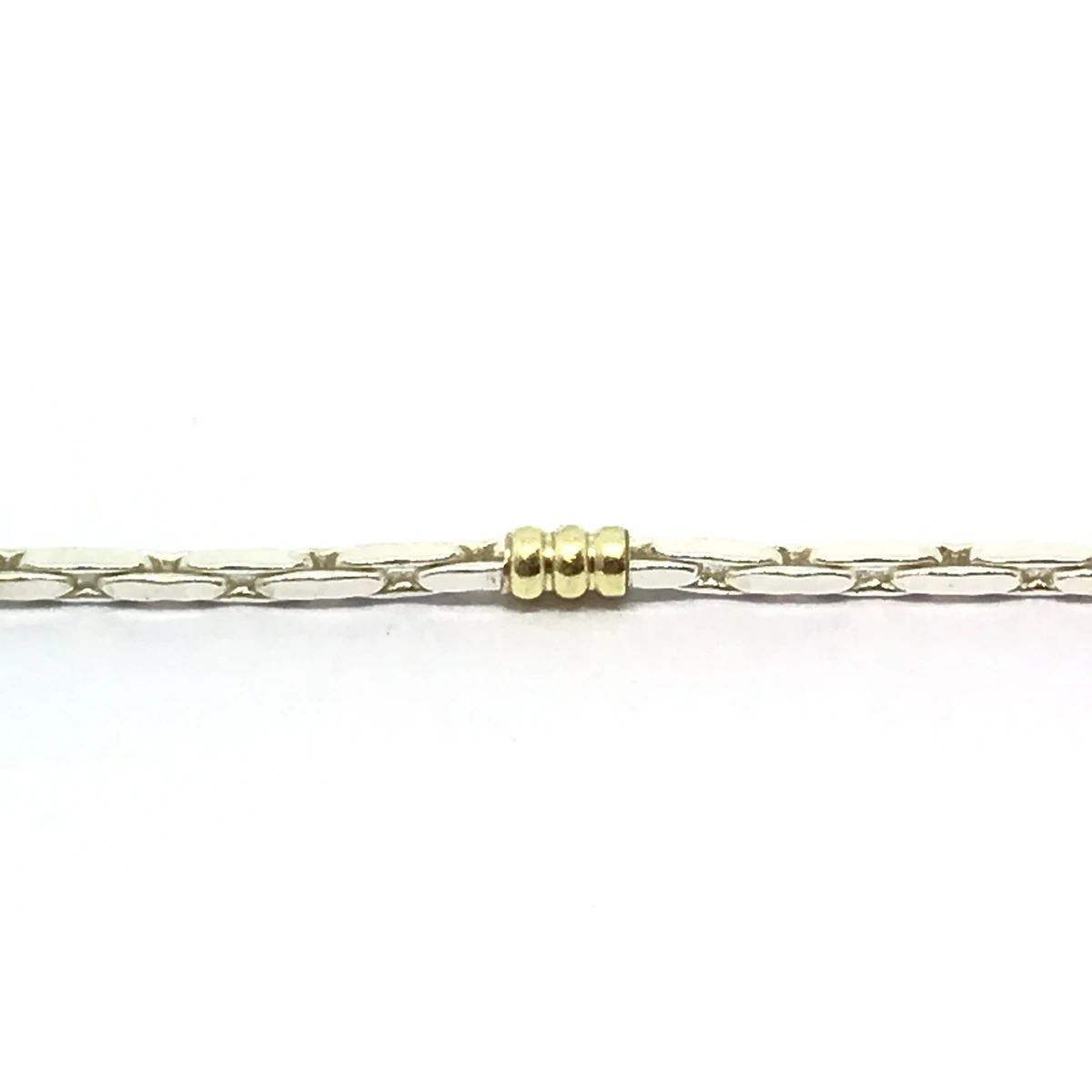 PRU504F-scaled-1 CADENA PLATA Y ORO 45CM - Imagen 1