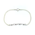 PULSERA CON BOLITAS PLATA 925