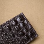 BILLETERA SIMPLE EN CUERO CROCCO - Imagen 4