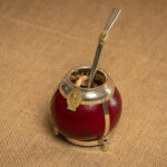 COMBO MATE Y BOMBILLA CON APLIQUE ARGENTINO - Imagen 6