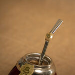 COMBO MATE Y BOMBILLA CON APLIQUE ARGENTINO - Imagen 3