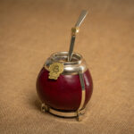 COMBO MATE Y BOMBILLA CON APLIQUE ARGENTINO - Imagen 2