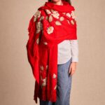 PASHMINA DE LANA BORDADA - Imagen 5