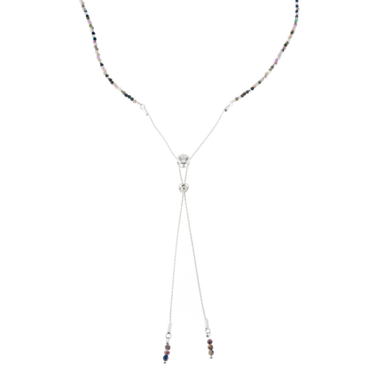 producto_10436_1 COLLAR DE PLATA 925 REGULABLE CON CRISTALES - Imagen 1
