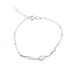 PULSERA LIVIANA DE PLATA 925 CON CRISTALES