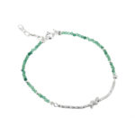 PULSERA CON PIEDRAS NATURALES DE PLATA 925