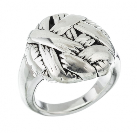 producto_4135_1 ANILLO TRAMA DE PLATA INFLADA - Imagen 1