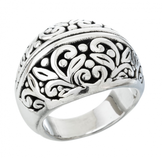producto_4363_1 ANILLO RAÍCES DE PLATA INFLADA 925 - Imagen 1