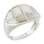 ANILLO MOSAICO DE PLATA 925 CON NÁCAR