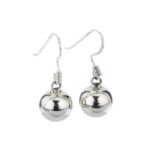 AROS COLGANTES ESFERA GRANDE DE PLATA 925