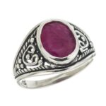 ANILLO ESCARLATA DE PLATA 925