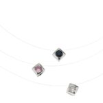 COLLAR DE TANZA CON CUBIC DE PLATA 925