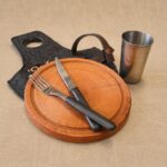 SET ASADO SIMIL CUERO CON VASO - Imagen 4