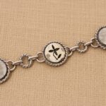 PULSERA DE ALPACA CON ASTA TRES CAZUELAS