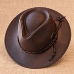 SOMBRERO AUSTRALIANO DE CUERO ENGRASADO