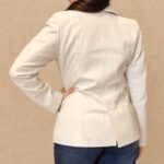 BLAZER MARFIL EN CUERO DE OVEJA - Imagen 6