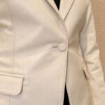 BLAZER MARFIL EN CUERO DE OVEJA - Imagen 2