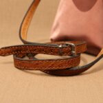 BANDOLERA DE CUERO GAMUZADO - Imagen 4