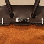 CARTERA HERMES MINI EN CUERO DE CARPINCHO - Imagen 2