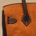 CARTERA HERMES MINI EN CUERO DE CARPINCHO - Imagen 5