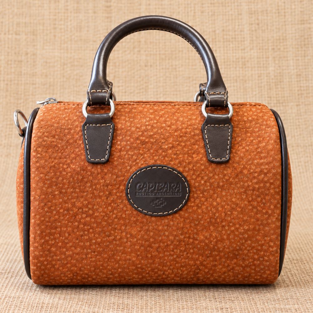 Cartera Baúl carpincho 4 CARTERA BAÚL DE CUERO CARPINCHO - Imagen 1