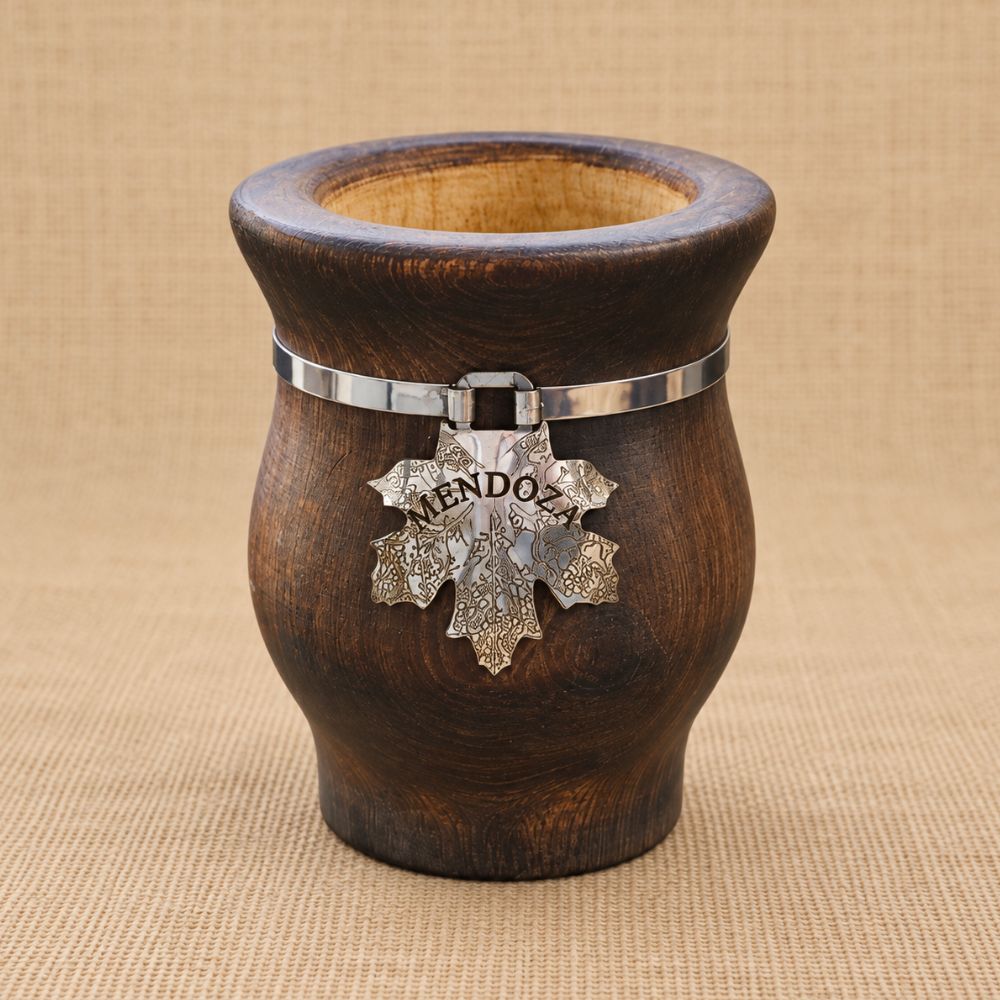GW3405 PARRA (2) MATE CALIZ DE MADERA DE ALGARROBO - Imagen 1