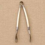 PINZA PARA HIELO DE ALPACA Y HUESO - Imagen 4