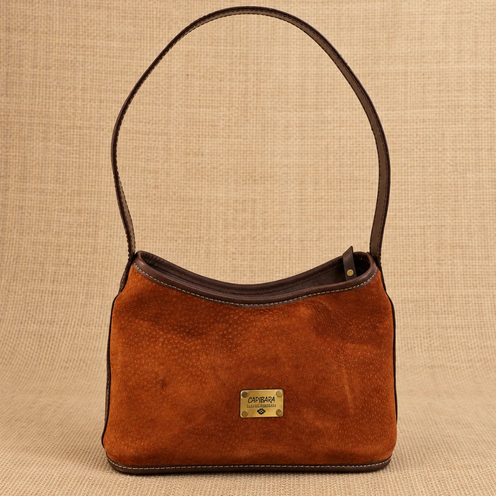 RCH7011 (7) CARTERA SEPIA EN CUERO DE CARPINCHO - Imagen 1