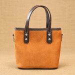 CARTERA BRUNA CUERO DE CARPINCHO - Imagen 6