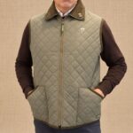 CHALECO MATELASSE DE HOMBRE CON CUELLO MICROFIBRA