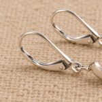 AROS BRISURA DE ALPACA CON PIEDRA - Imagen 2