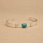 PULSERA SEMI ESCLAVA PIEDRA CENTRAL - Imagen 3