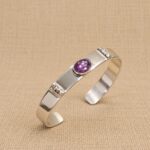 PULSERA SEMI ESCLAVA PIEDRA CENTRAL - Imagen 2