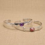 PULSERA SEMI ESCLAVA PIEDRA CENTRAL - Imagen 5