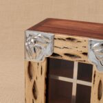 CAJA DE TÉ DE CARDÓN Y ALPACA DE 4 DIVISIONES - Imagen 3