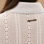 CAMISA AGATA 3/4 DE BRODERIE - Imagen 5