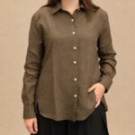 CAMISA DE LINO LISA - Imagen 2