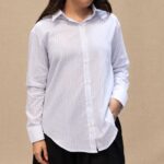 CAMISA DE LINO CON RAYAS