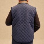 CHALECO MATELASSE DE HOMBRE CON CUELLO  DE CUERO - Imagen 3